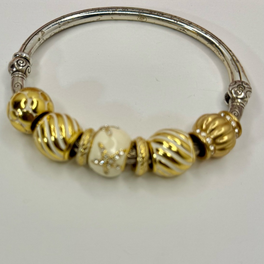 Brighton Nautical Bracelet Set – Anchor, Red/White/Blue, Gold Starfish - Picture 2 of 3